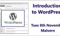 Introduction to WordPress - a Small Business Clinic workshop on 8th November 2016 at Open Space Rooms Malvern